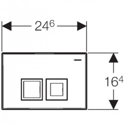  pack Bati-support Geberit UP100 + plaque Delta50 + cuvette Grohe  Bau Ceramic sans bride + abattant softclose (BauGeb2)