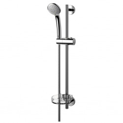 Ideal Standard IDEALRAIN Barre de douche 60 cm avec Douchette 3 jets - Ø 8 cm - chromé (B9503AA)