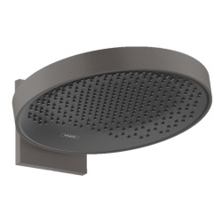 Hansgrohe Rainfinity Douche de tête 360, 1 jet avec bras de douche, noir chromé brossé (26230340)