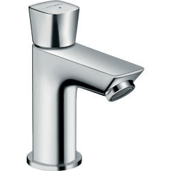 Logis 70 Robinet lave-mains eau froide sans tirette ni vidage, chromé (71120000)