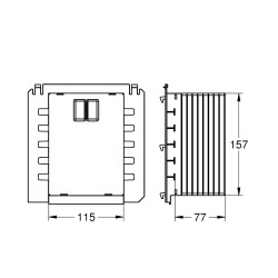 Trappe de visite pour plaques de commande réduites (40911000)