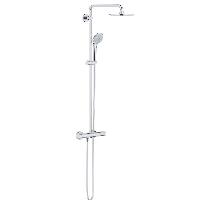 Colonne de douche thermostatique chromée Grohe Euphoria System