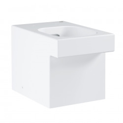 Cube Ceramic Cuvette WC à poser au sol, Blanc alpin (3948500H)