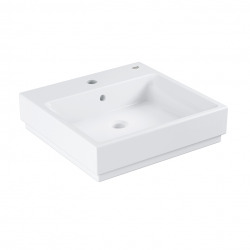 Cube Ceramic Vasque à poser 50cm, blanc alpin (3947800H)