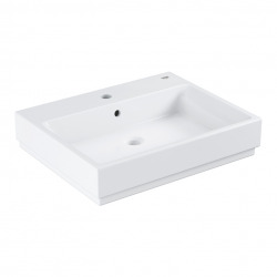 Cube Ceramic Lavabo, 600x490 mm, PureGuard, blanc alpin (3947300H)