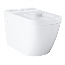 Euro Ceramic Cuvette WC à poser, Triple Vortex, blanc alpin (39338000)