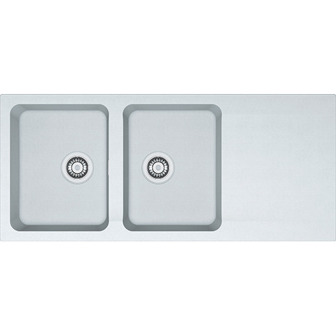 Evier inox Slimtop 2 bacs de FRANKE