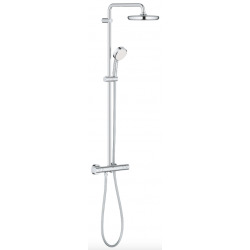 GROHE Tempesta Set de douche avec douchette à main f 30 trigger avec  robinet d'arrêt autofreinant chrome - 26358000 