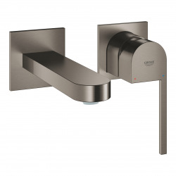 Grohe plus mitigeur monocommande 2 trous lavabo taille M, Hard Graphite brossé (29303AL3)