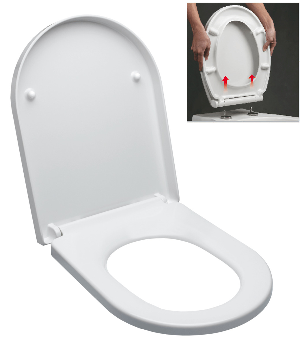 Abattant WC thermosouple Briu blanc - Abattants PLastique