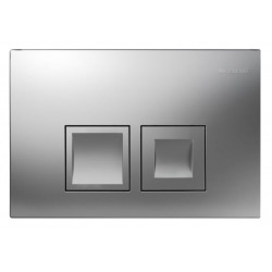  Pack WC bati support Geberit DuofixBasic + WC suspenduPorcher sans bride + plaque  DELTA50 chrome mat (PorcherGeb2)