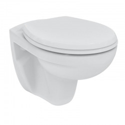 Geberit Pack bâti support DuofixBasic + WC suspendu sans bride + plaque Geberit DELTA50 chrome mat (PorcherGeb2)