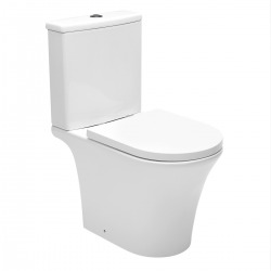 Combi WC à poser sans bride, avec abattant softclose - remplissage par le bas