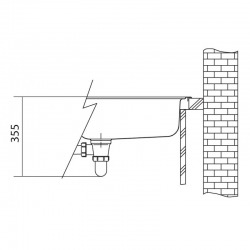 Urban UBG 610-78 Fragranit+ Évier de cuisine à encastrer Blanc glace