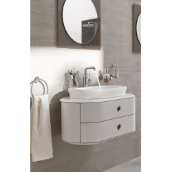 Essence Set Mitigeur monocommande 1/2" Lavabo Taille M + Bonde clic clac Grohe pour lavabo avec trop-plein (23463001-CLICCLAC)