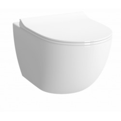 Pack WC Cuvette Sento Compacte + Rapid SL autoportant NF + plaque chrome (ProjectSentoCOMPACT-1)