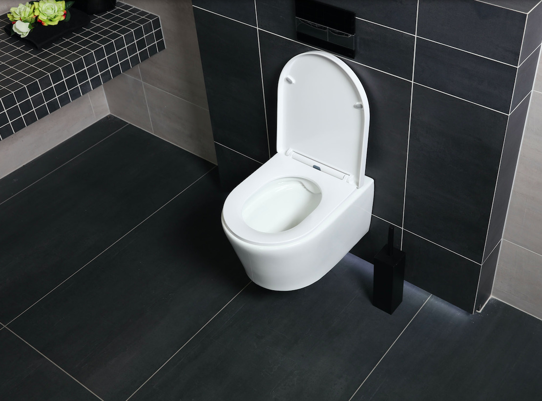 Swiss Aqua Technologies Cuvette Suspendue Sans Bride Et Fixations Invisibles Abattant Frein De Chute Satrimless Livea Sanitaire