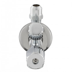  Robinet Cerf-volant combiné - valve de machine à laver 1 / 2x3 / 8x3 / 4 (ET551L)
