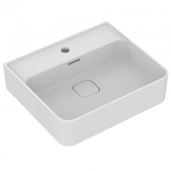 Strada II Lavabo 500x430 mm, 1 trou pour robinet, avec Ideal Plus, blanc (T292801)