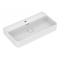 Ideal Standard Strada II Lavabo blanc 800x430 mm, 1 trou de robinet, non meublé, couvercle de vidage en porcelaine inclus (T300101)