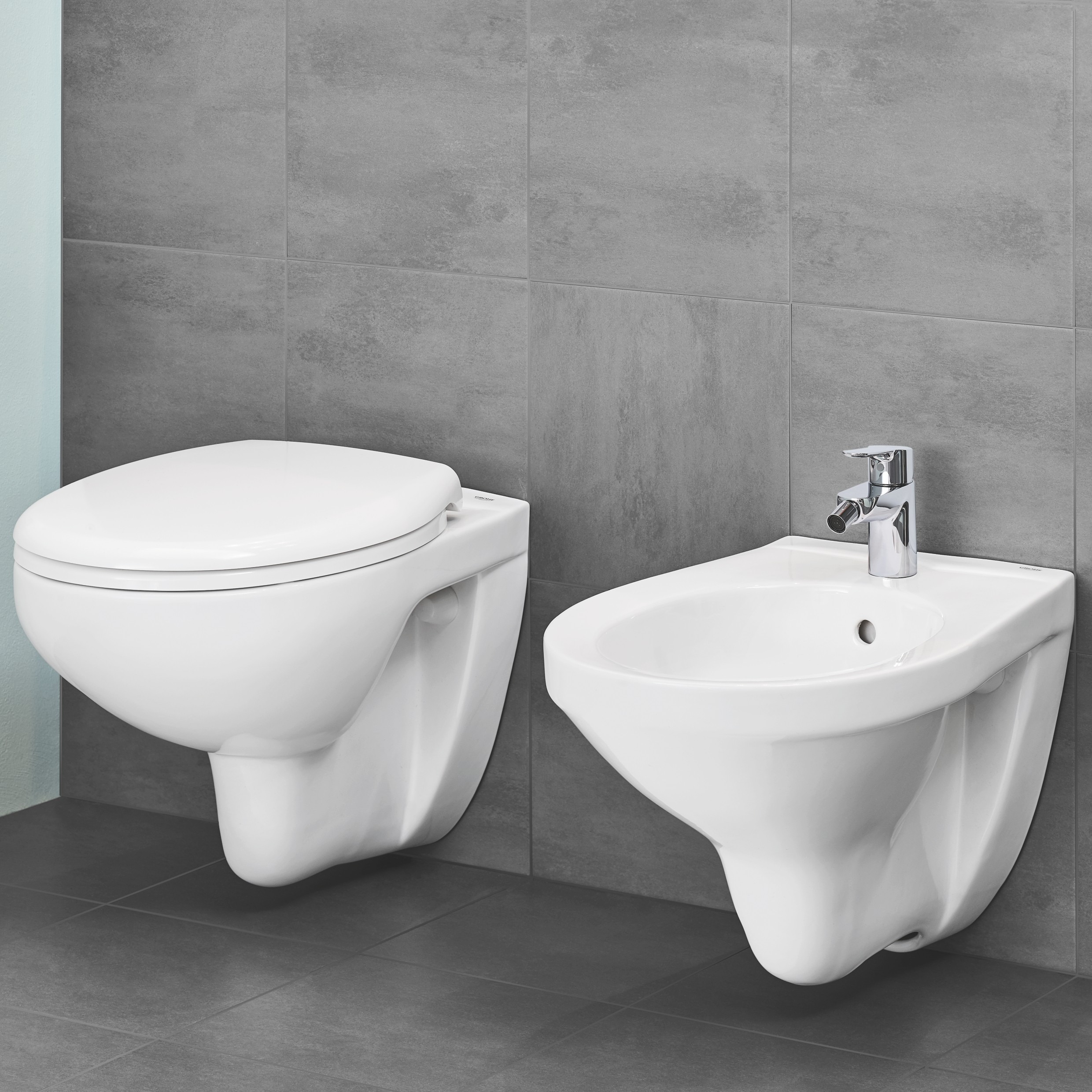Grohe Bau Ceramic Ensemble WC suspendu sans bride Abattant declipsable BauClassic