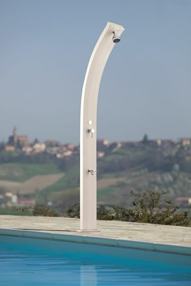 Arkema Design Spring Douche solaire extérieure en aluminium