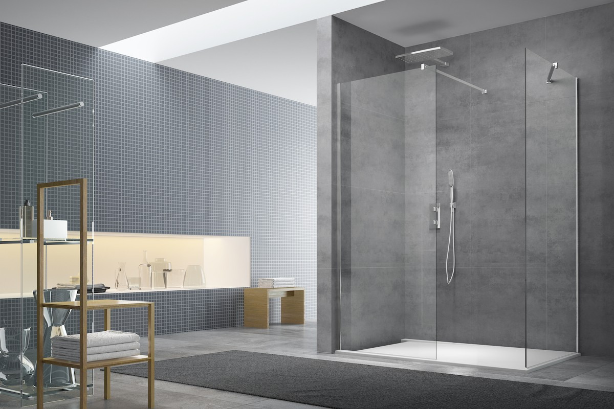 Accessoires de douche au design moderne - Panneau de douche à main