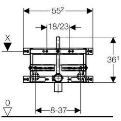 Bâti-Support Geberit Kombifix pour bidet 457.530.00.1