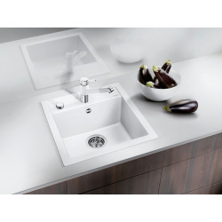 Evie rde cuisine simple en granit 46x51x19 cm Blanco Dalago 45, gris (518846)
