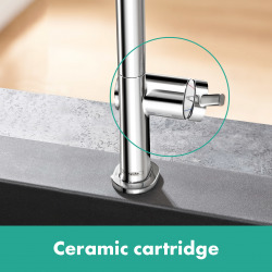 Hansgrohe Talis M54 Mitigeur de cuisine 270, 1 jet, Chromé (72840000)