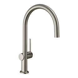 Hansgrohe Talis M54 Mitigeur de cuisine 220, avec 1 jet, Aspect acier inox (72804800)