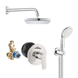 Bonde receveur de douche Turboflow Nicoll - Sortie orientable - Bonde 90 mm  - Polypropylène et ABS