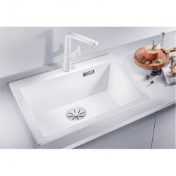  Evier Pleon 6 PuraDur en Silgranit avec vidage manuel 61,5x51cm, Noir (525953)