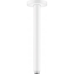 Hansgrohe Bras de douche S 300mm plafond M 1/2", Blanc mat (27389700)
