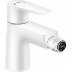 Hansgrohe Talis E Mitigeur bidet avec tirette et vidage, Blanc mat (71720700)