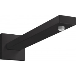 Hansgrohe Bras de douche Square M 1/2" 389mm, Noir mat (27694670)