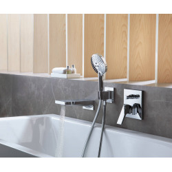 Metropol Set de finition pour mitigeur bain/douche encastré, Noir mat (32545670)  Metropol Set de finition pour mitigeur bain/douche encastré, Noir mat (32545670)