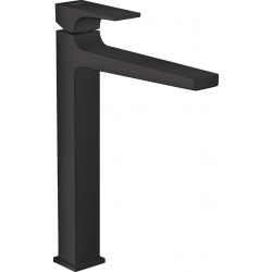 Hansgrohe Metropol Mitigeur de lavabo 260 poignée manette, bonde Push-Open, Noir mat (32512670)