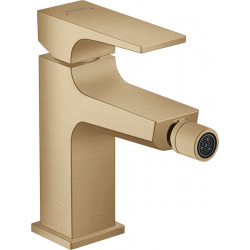 Hansgrohe Metropol Mitigeur bidet poignée manette, bonde Push-Open, Bronze brossé (32520140)