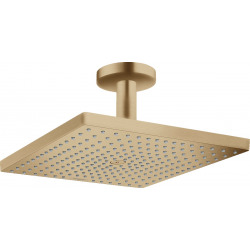 Hansgrohe Raindance E Douche de tête 300 1 jet avec raccord plafond, Bronze brossé (26250140)