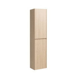 Verona Armoire haute bois clair avec deux portes, 40x30x170cm (VERONAV40SD)