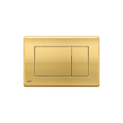 Plaque de commande pour WC suspendus, doré (m275)