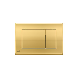 Plaque de commande pour WC suspendus, doré (m275)