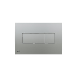 Plaque de commande pour WC suspendus, chrome mat (M372)