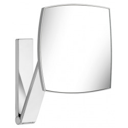 Miroir grossissant x5, forme carrée, fixation murale avec bras pivotant (17613010000)