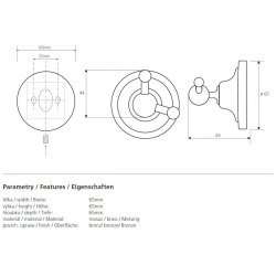  Ricordi Crochet en Laiton, Bronze (OPTIMARIC22BR)