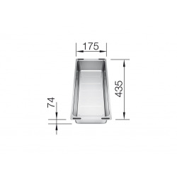 Vide-sauce multifonctions en Inox (227689)