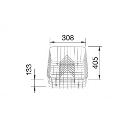 Panier à Vaisselle , Acier Inoxydable (507829)