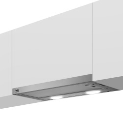 Hotte de cuisine télescopique en inox, avec 3 vitesses, filtres compatibles lave-vaisselle (CTB6407X)