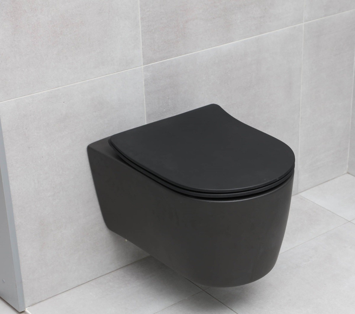 Geberit Pack WC Bâti UP100 avec Cuvette noire mat Alfa rimless